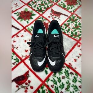 Nike FASTFLEX White and Gray SOFTBALL Cleats kids size 6